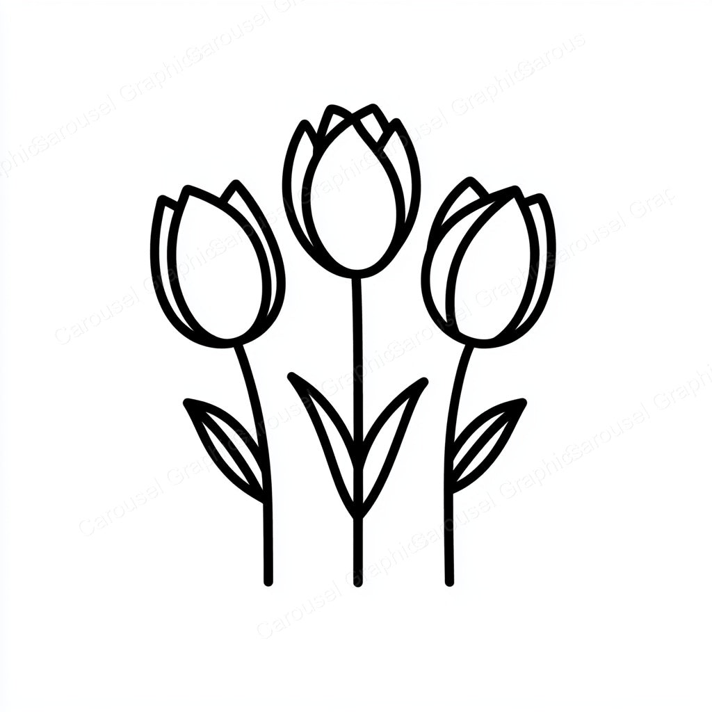 Tulip Vector Graphic preview