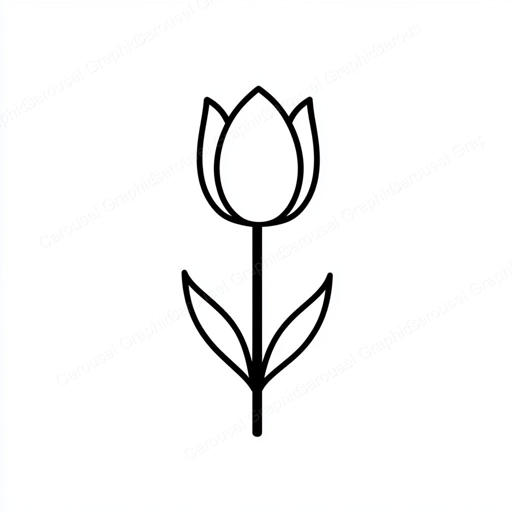 Tulip Vector Graphic preview