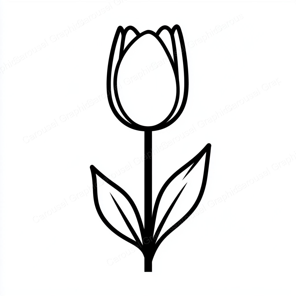 Tulip Vector Graphic preview