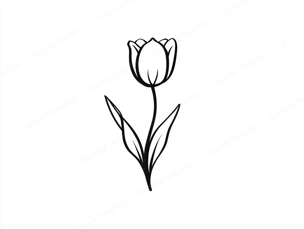 Tulip Vector Graphic preview