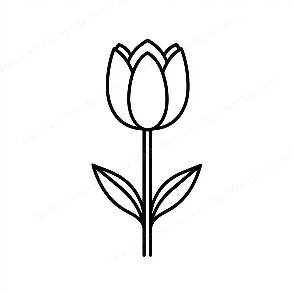 Tulip Vector Graphic preview