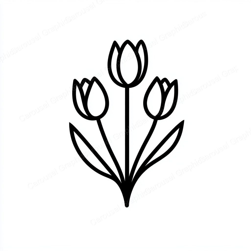 Tulip Vector Graphic preview