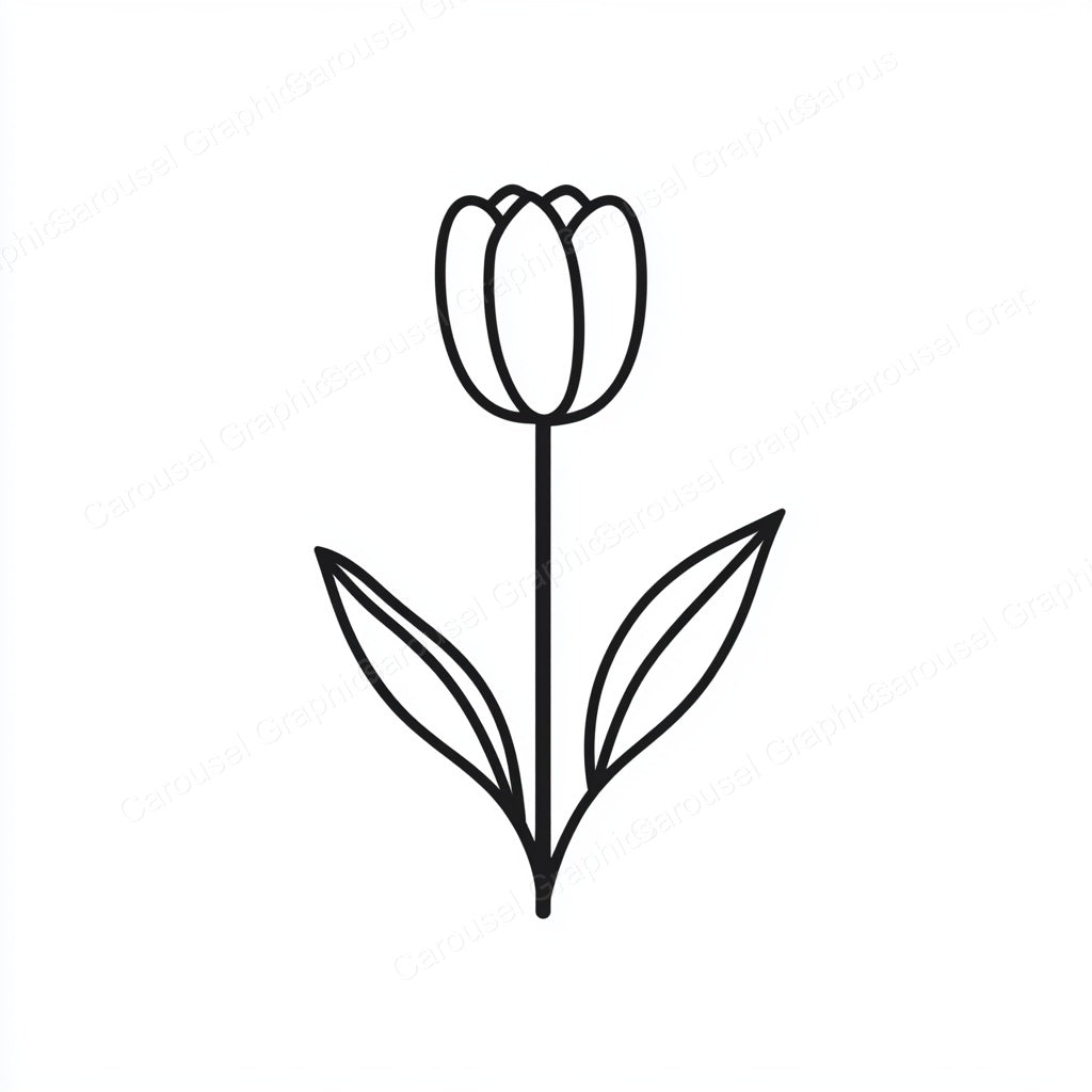Tulip Vector Graphic preview