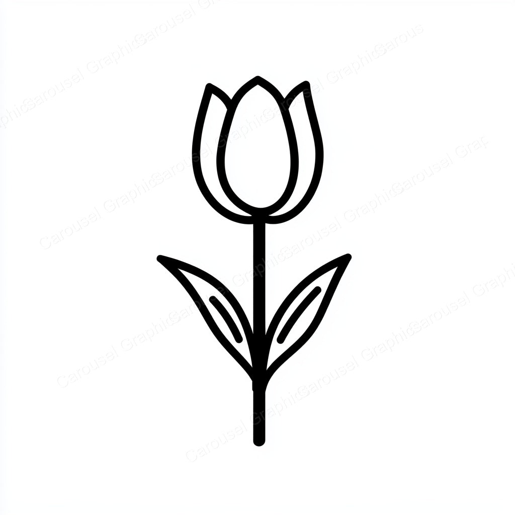 Tulip Vector Graphic preview