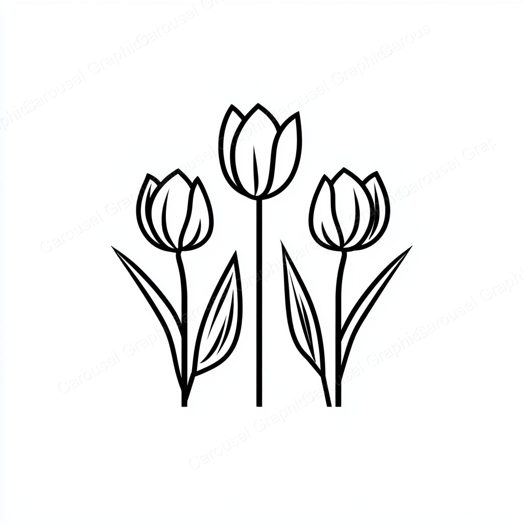 Tulip Vector Graphic preview