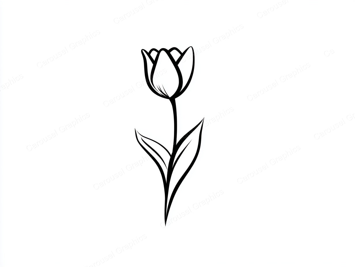 Tulip Vector Graphic preview