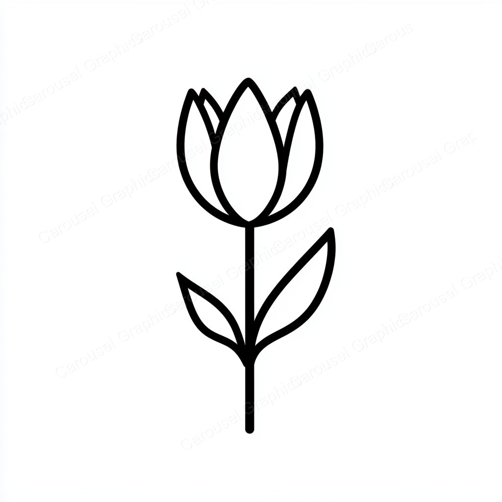Tulip Vector Graphic preview