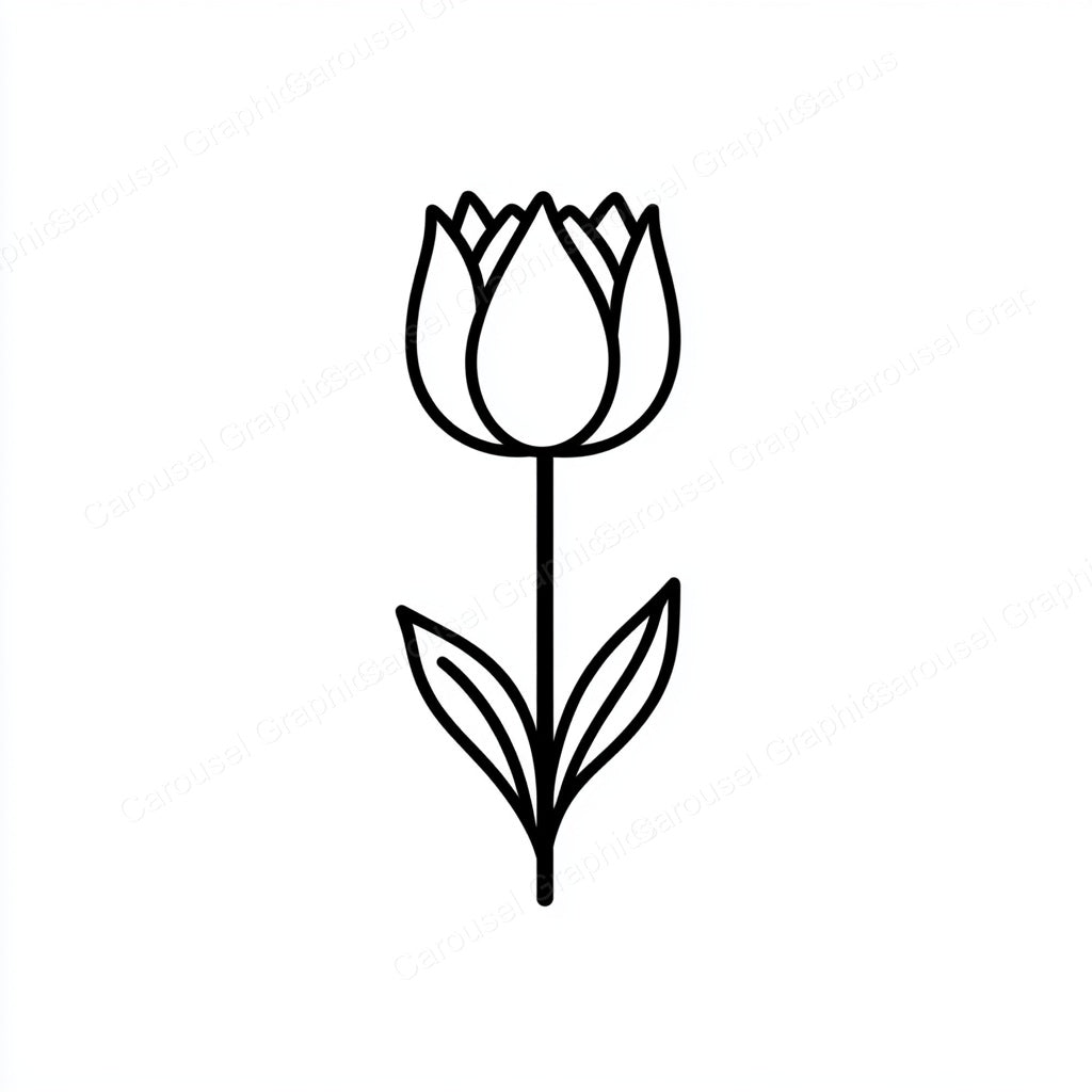 Tulip Vector Graphic preview