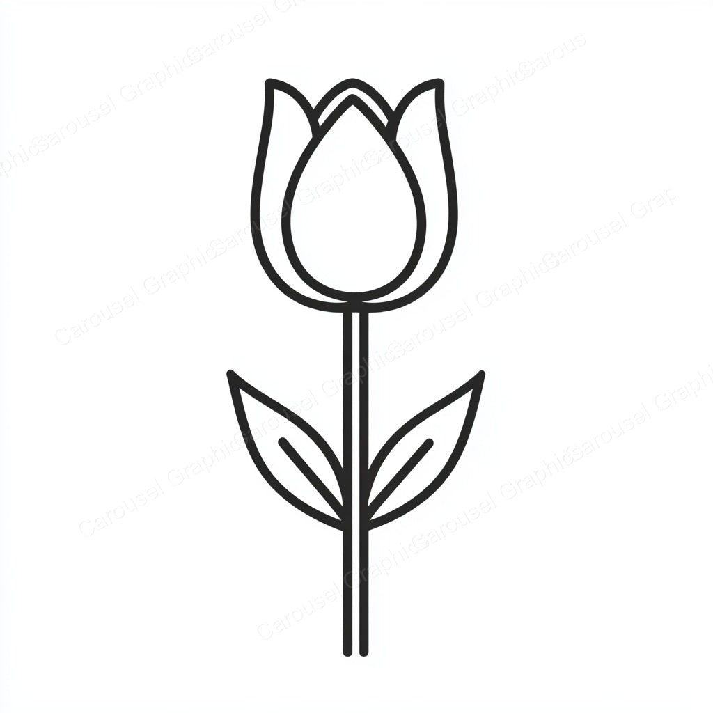 Tulip Vector Graphic preview