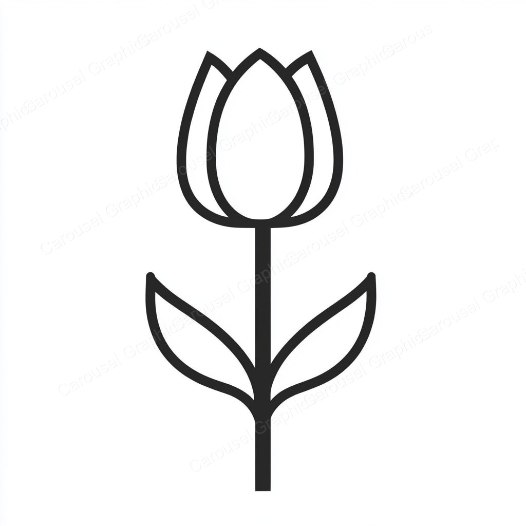 Tulip Vector Graphic preview