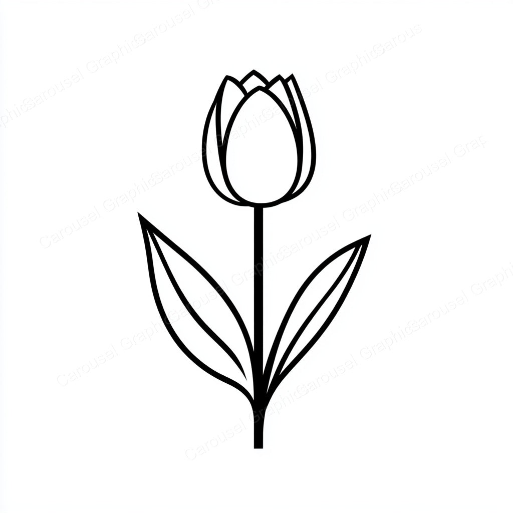Tulip Vector Graphic preview
