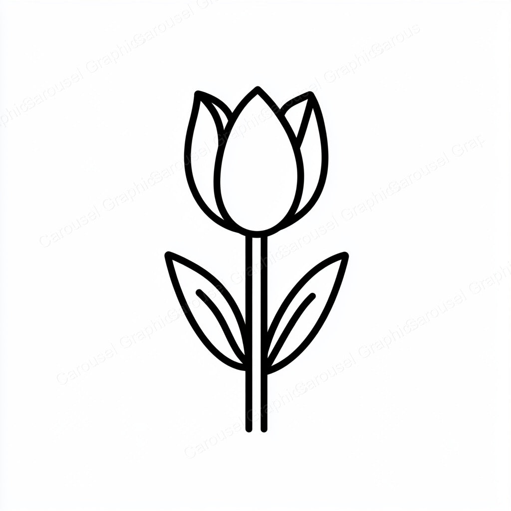 Tulip Vector Graphic preview