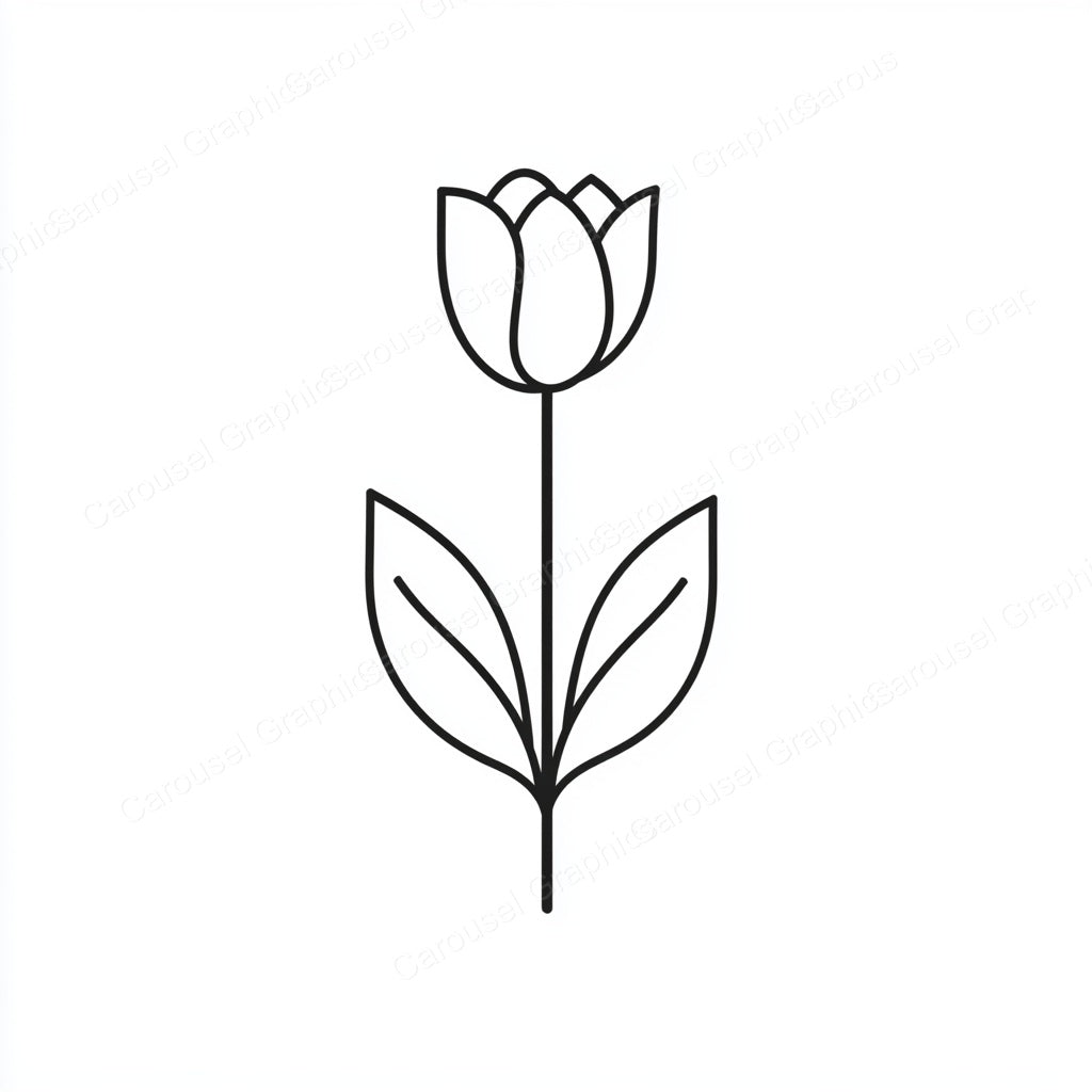 Tulip Vector Graphic preview