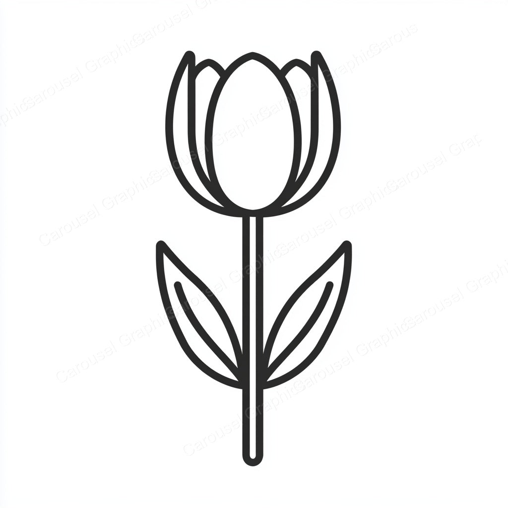 Tulip Vector Graphic preview