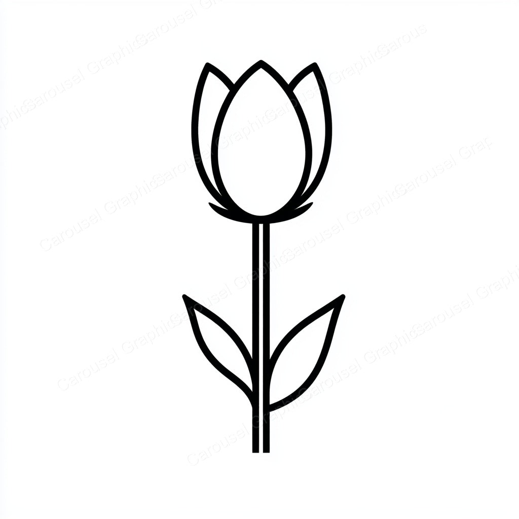 Tulip Vector Graphic preview
