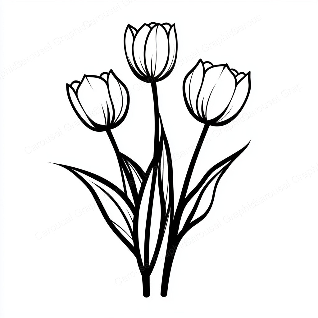 Tulip Vector Graphic preview