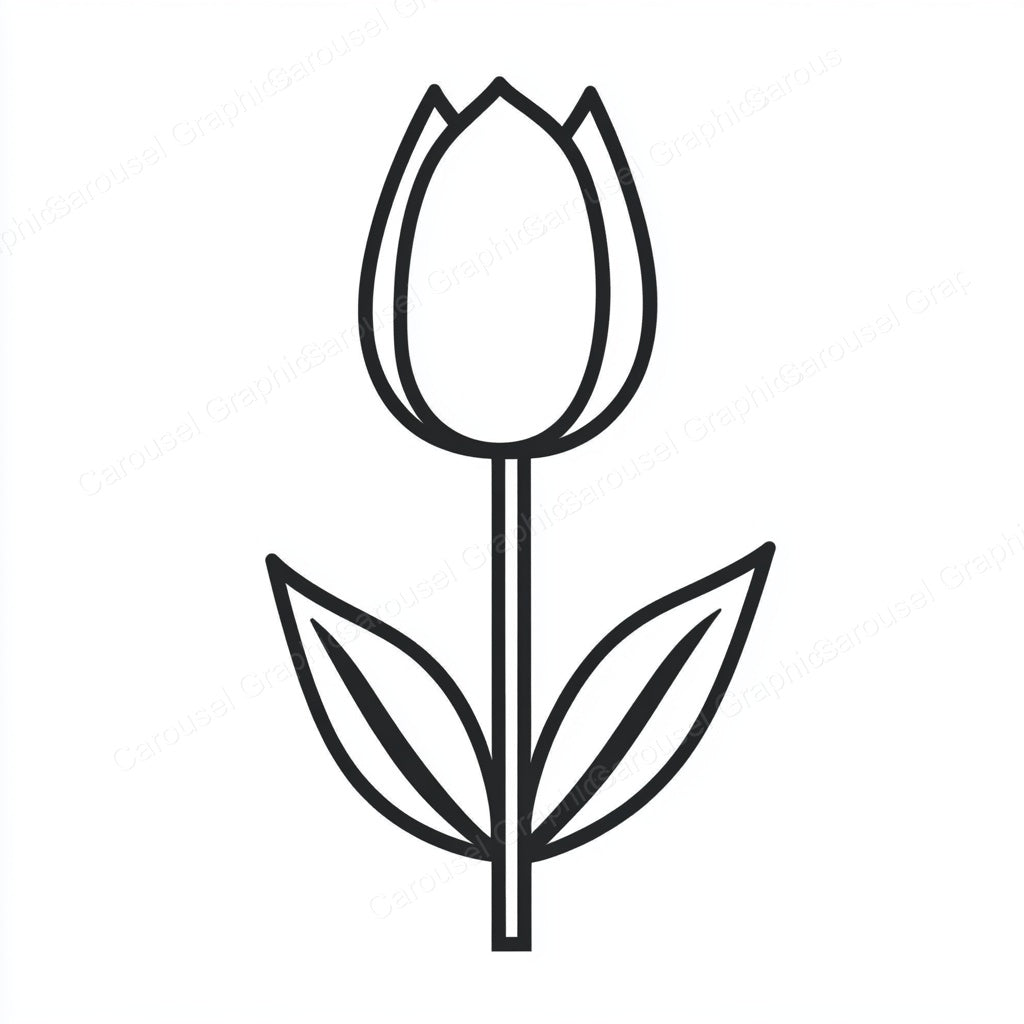 Tulip Vector Graphic preview