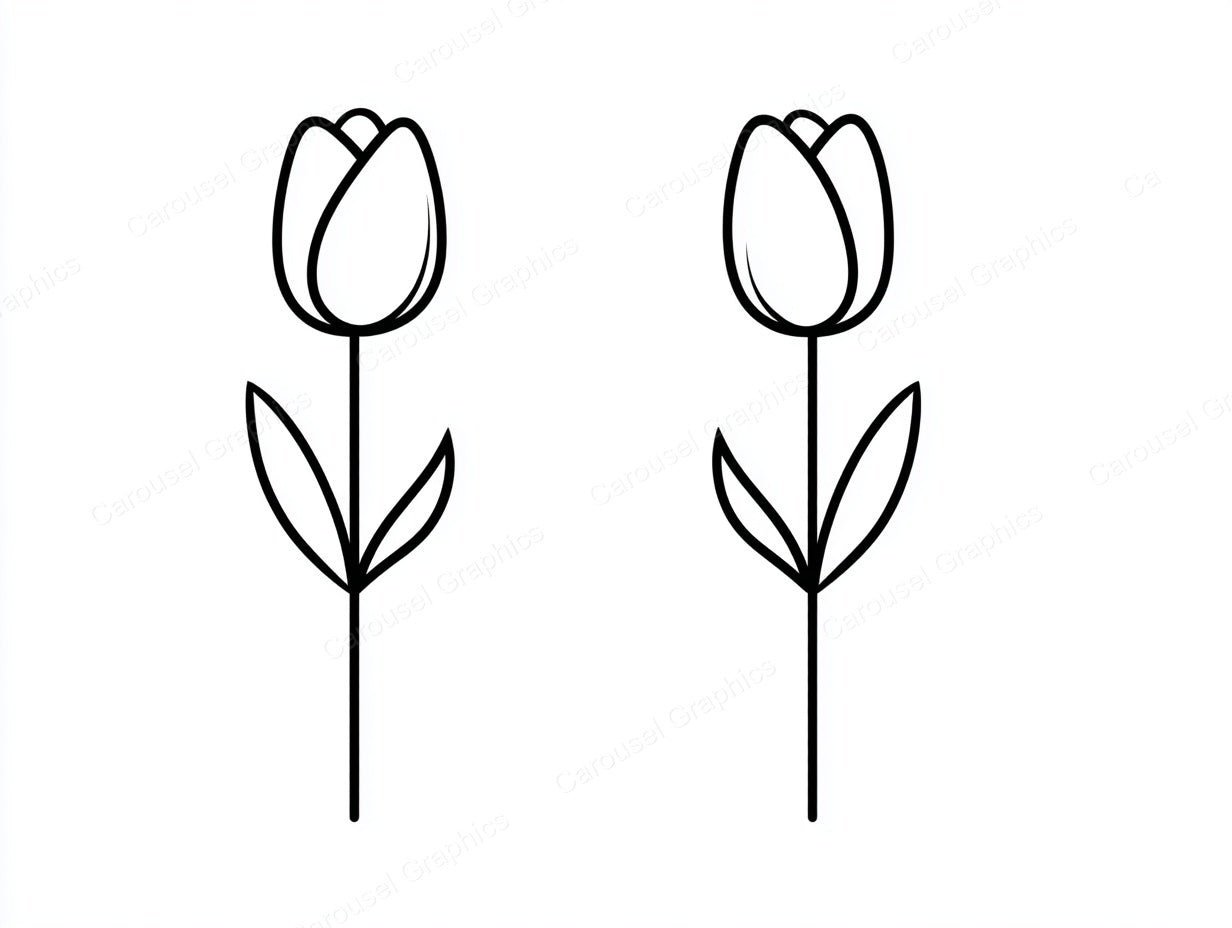 Tulip Vector Graphic preview