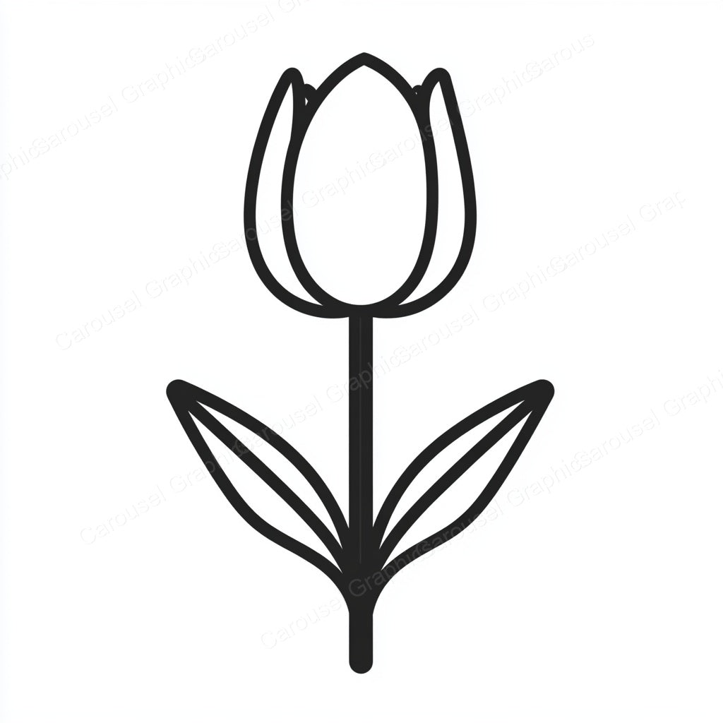 Tulip Vector Graphic preview