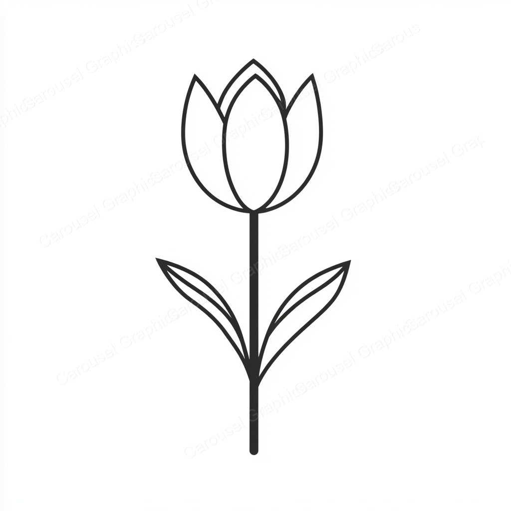 Tulip Vector Graphic preview
