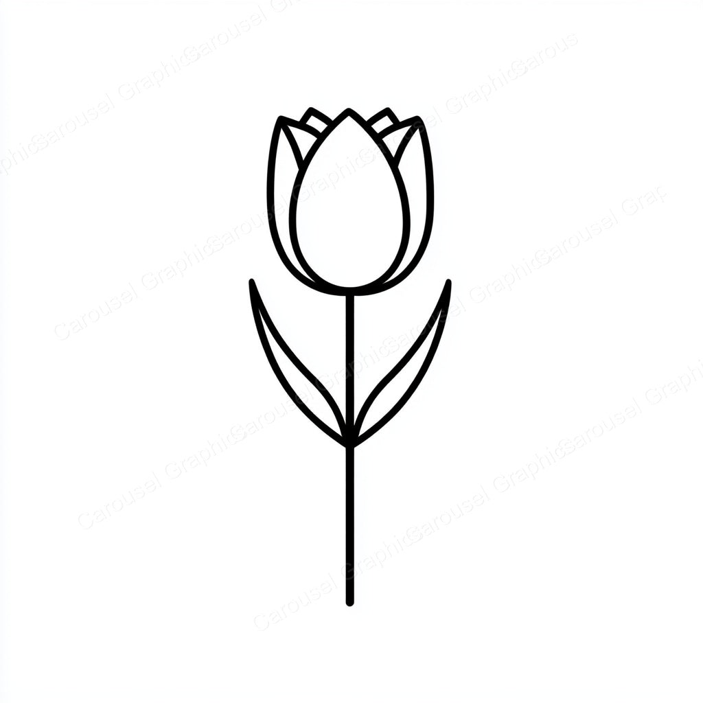 Tulip Vector Graphic preview