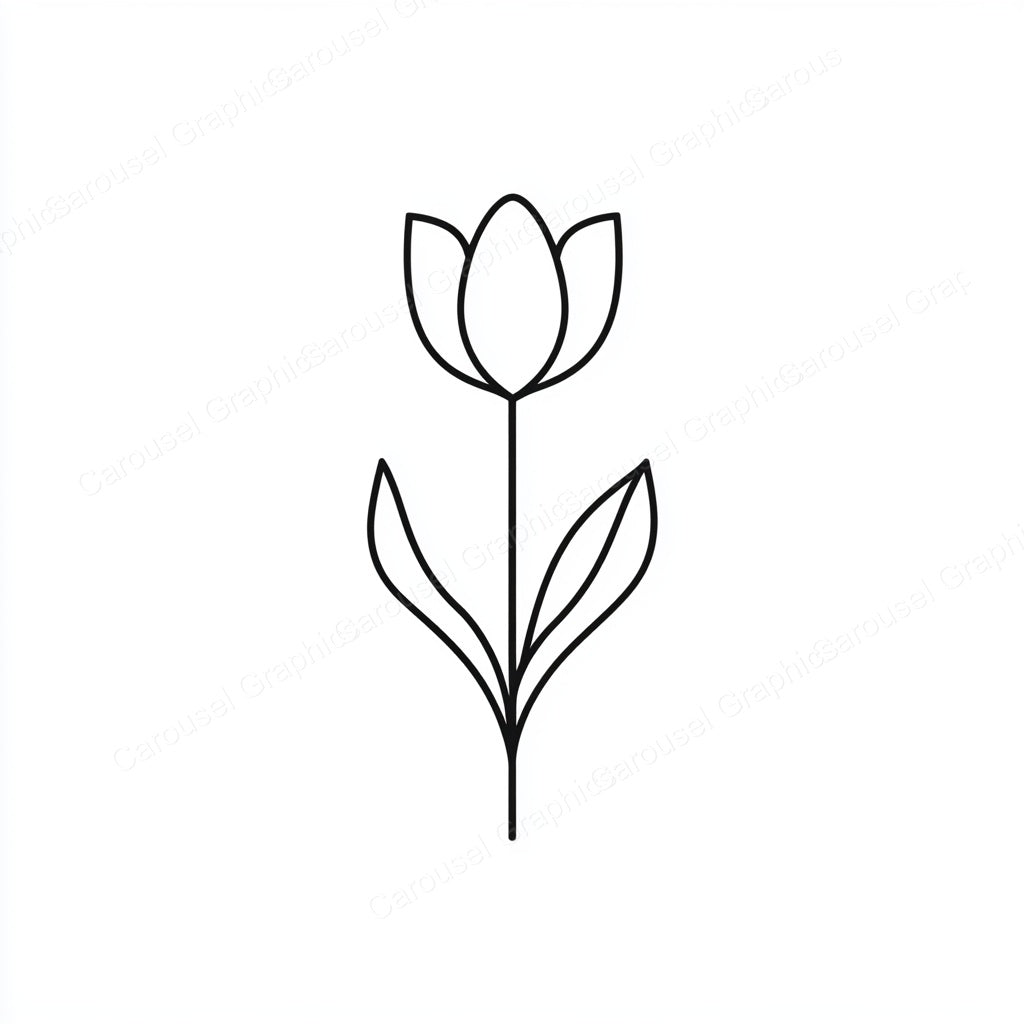 Tulip Vector Graphic preview