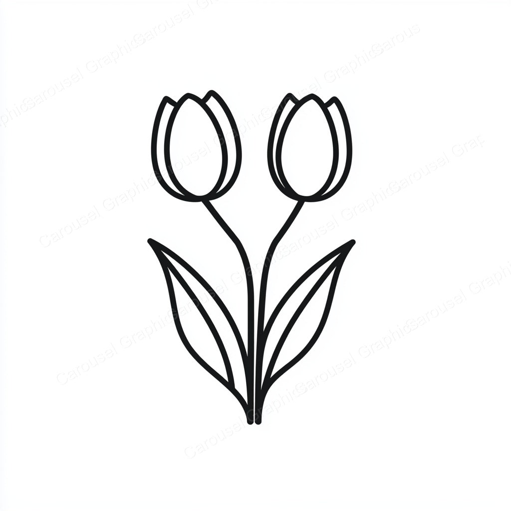 Tulip Vector Graphic preview