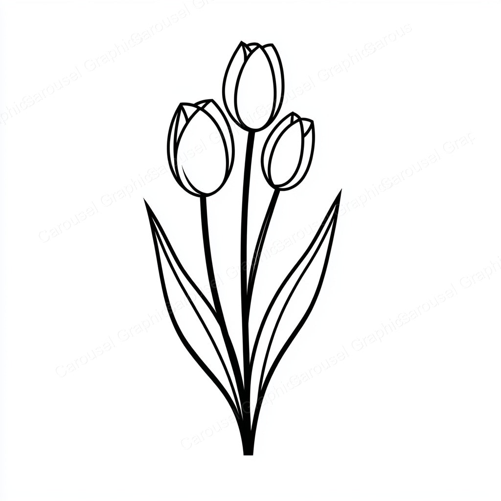 Tulip Vector Graphic preview