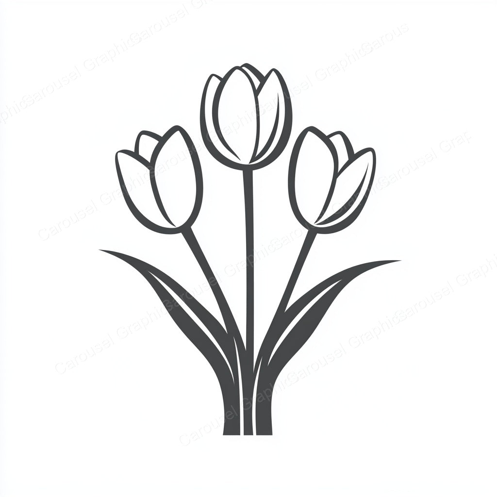 Tulip Vector Graphic preview