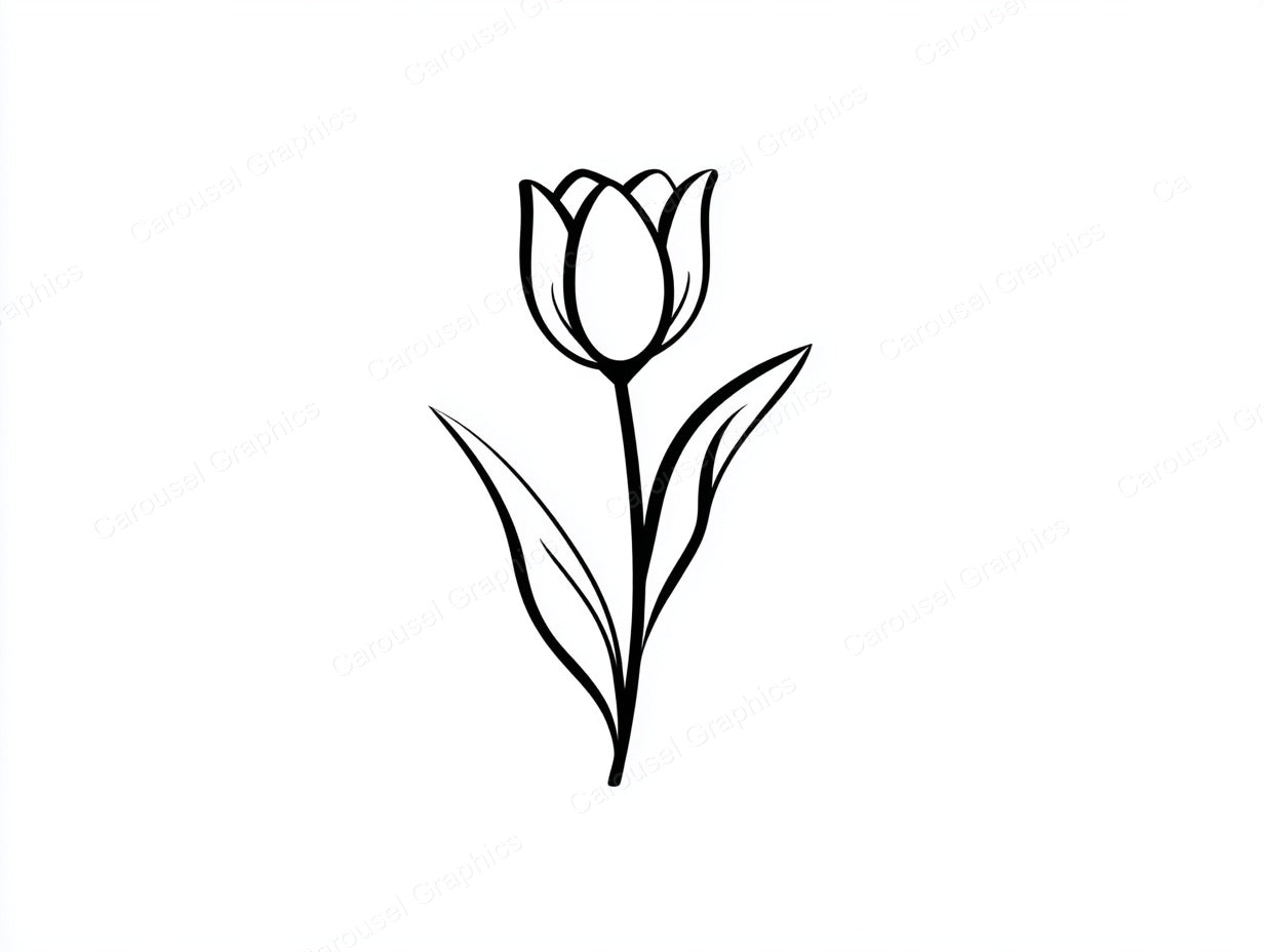 Tulip Vector Graphic preview