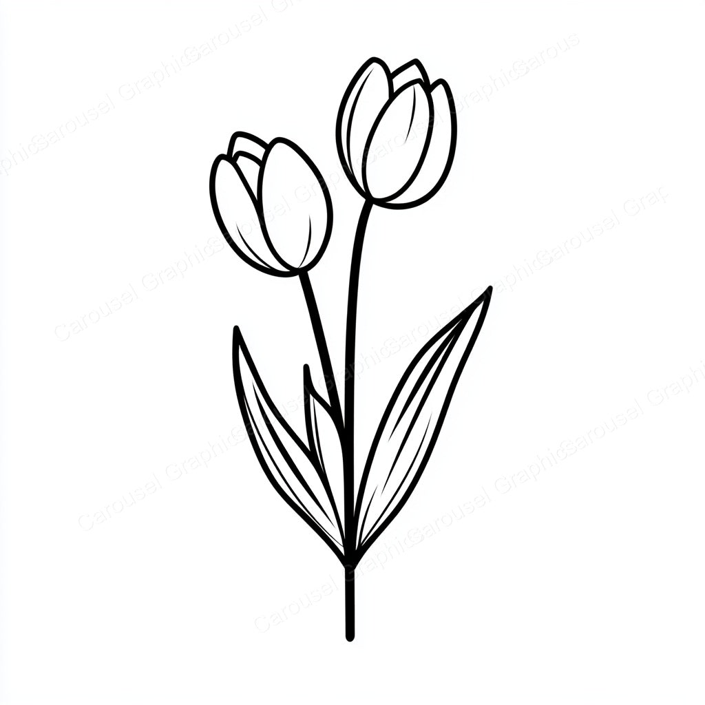 Tulip Vector Graphic preview