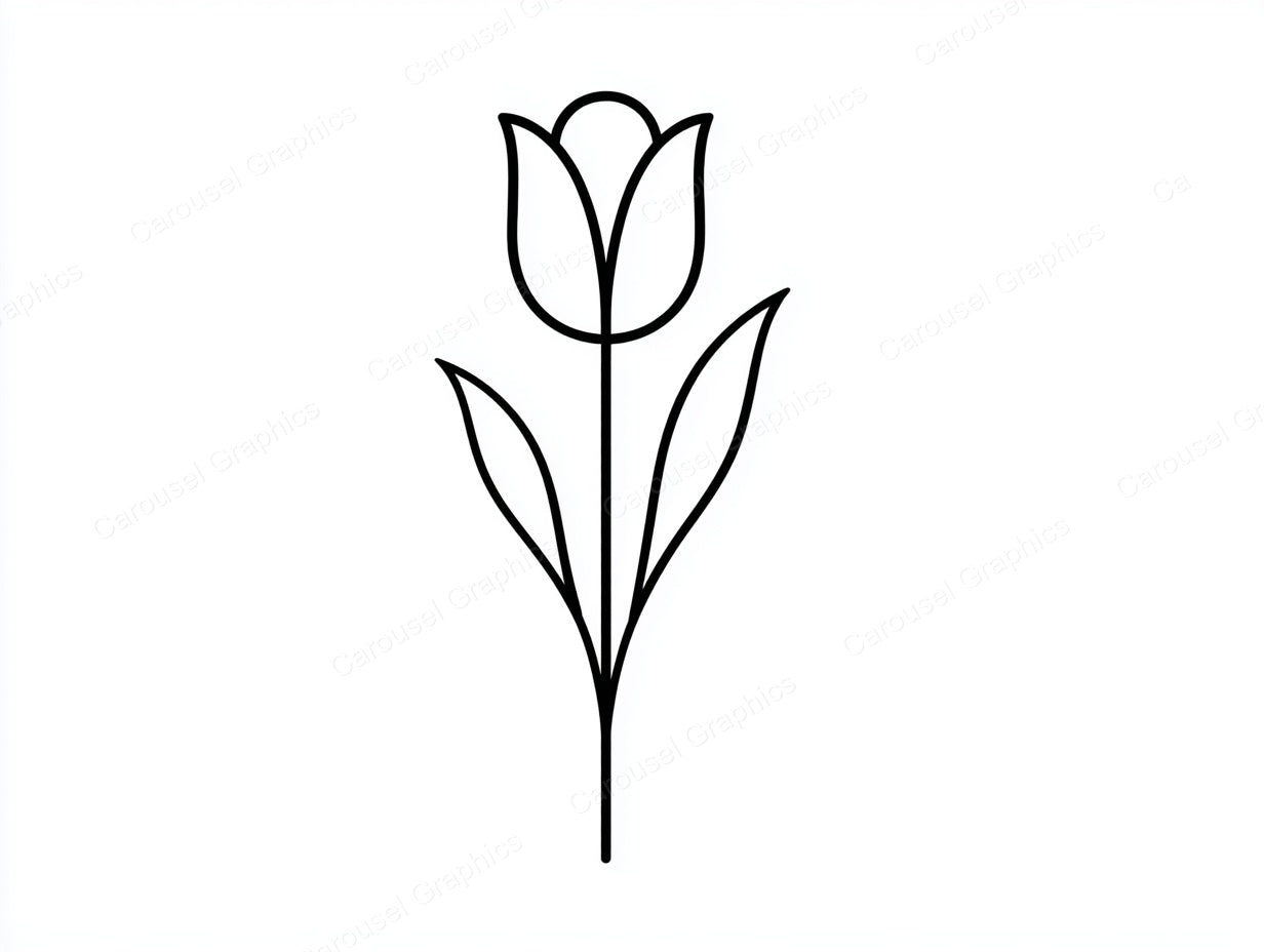 Tulip Vector Graphic preview