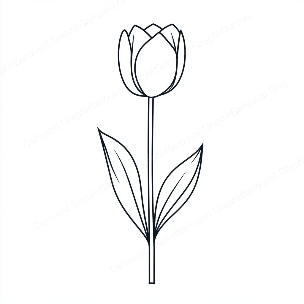 Tulip Vector Graphic preview