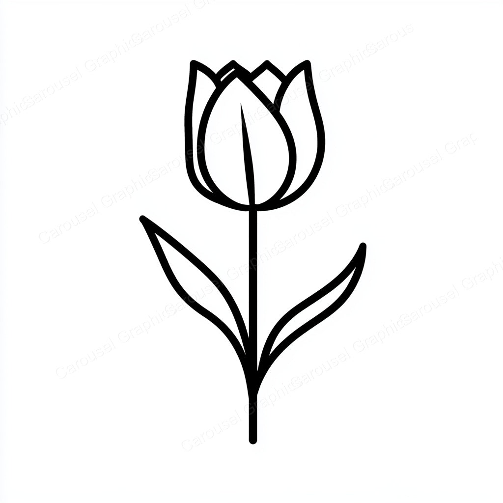 Tulip Vector Graphic preview