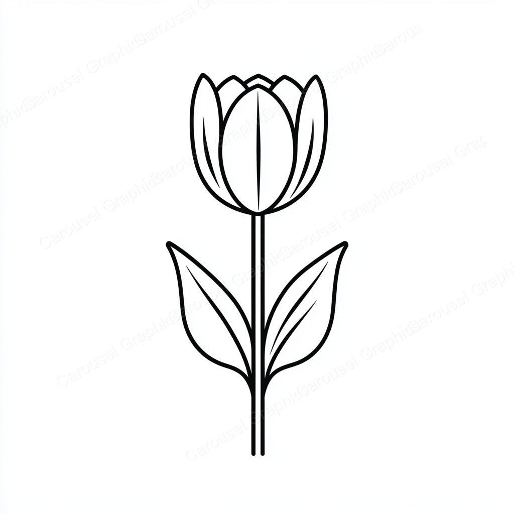 Tulip Vector Graphic preview