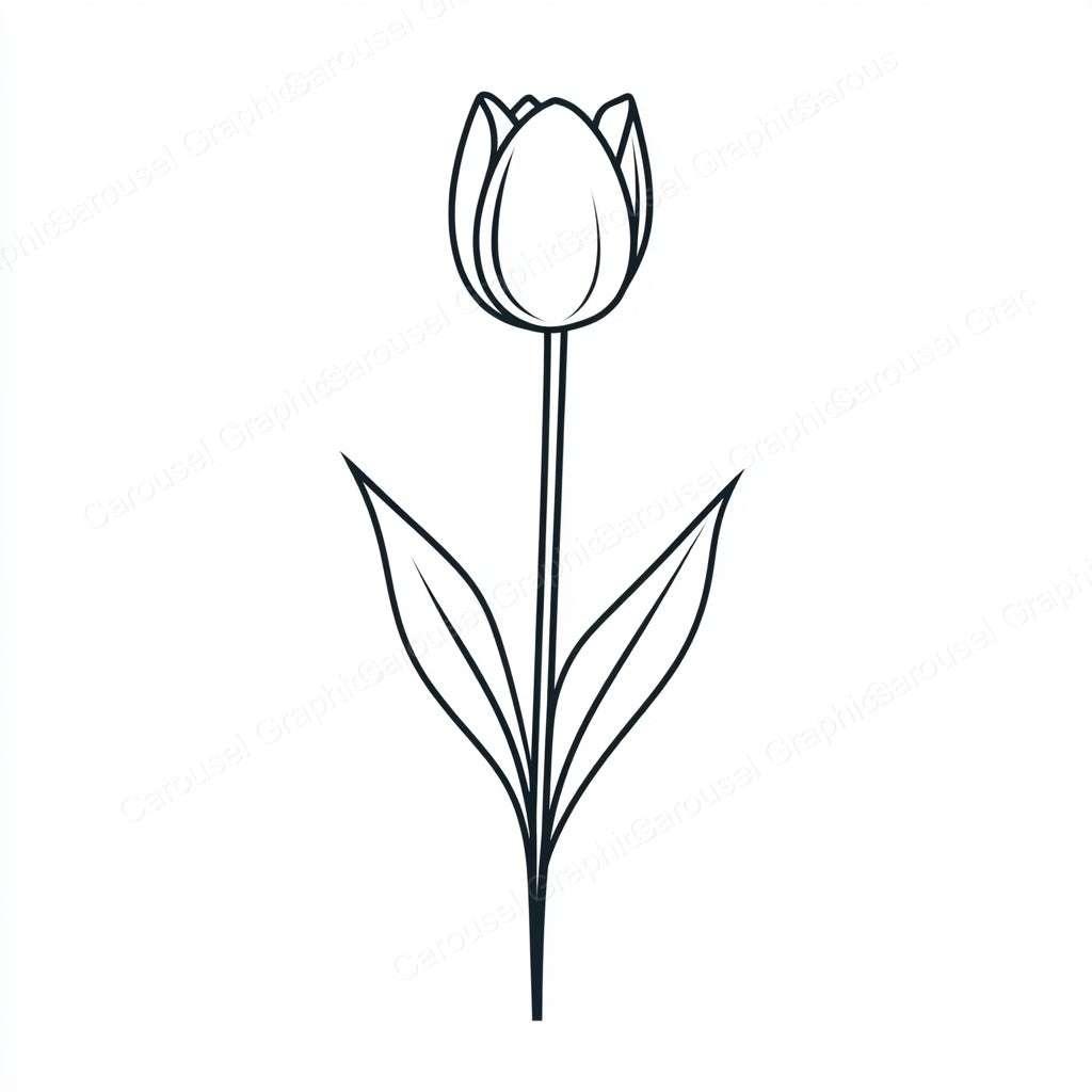 Tulip Vector Graphic preview