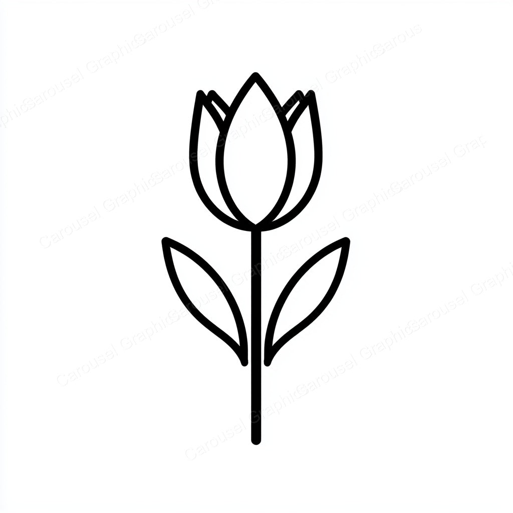 Tulip Vector Graphic preview