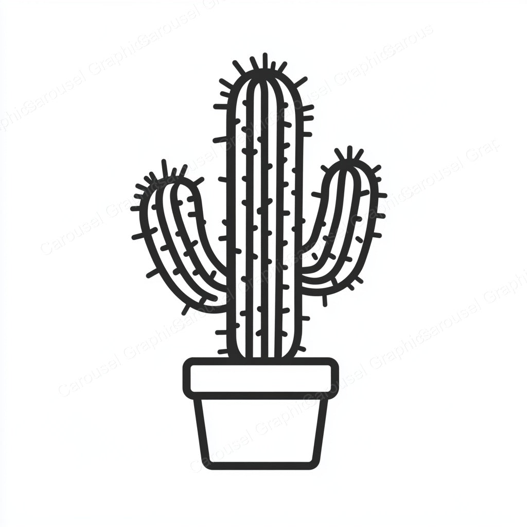 Cactus Vector Graphic preview