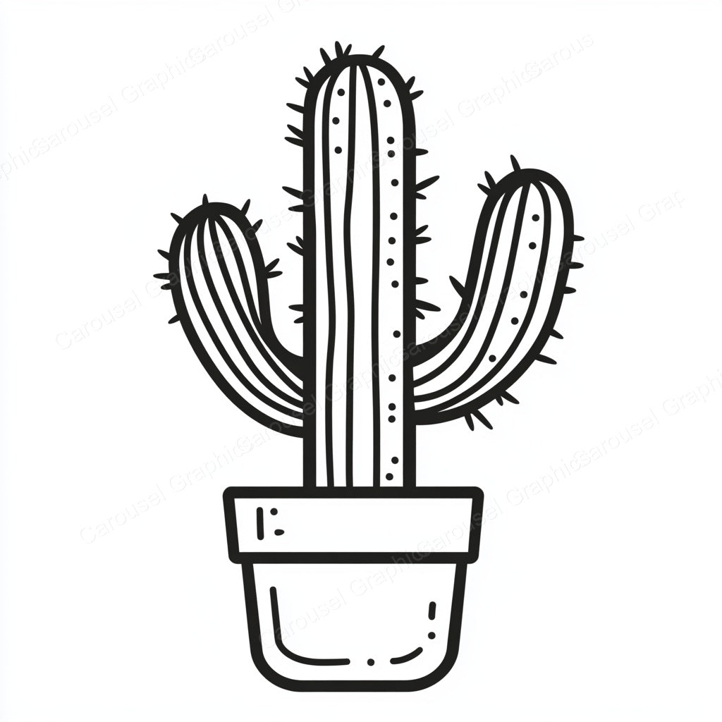 Cactus Vector Graphic preview