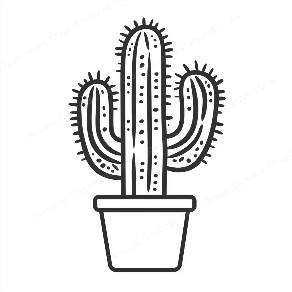 Cactus Vector Graphic preview