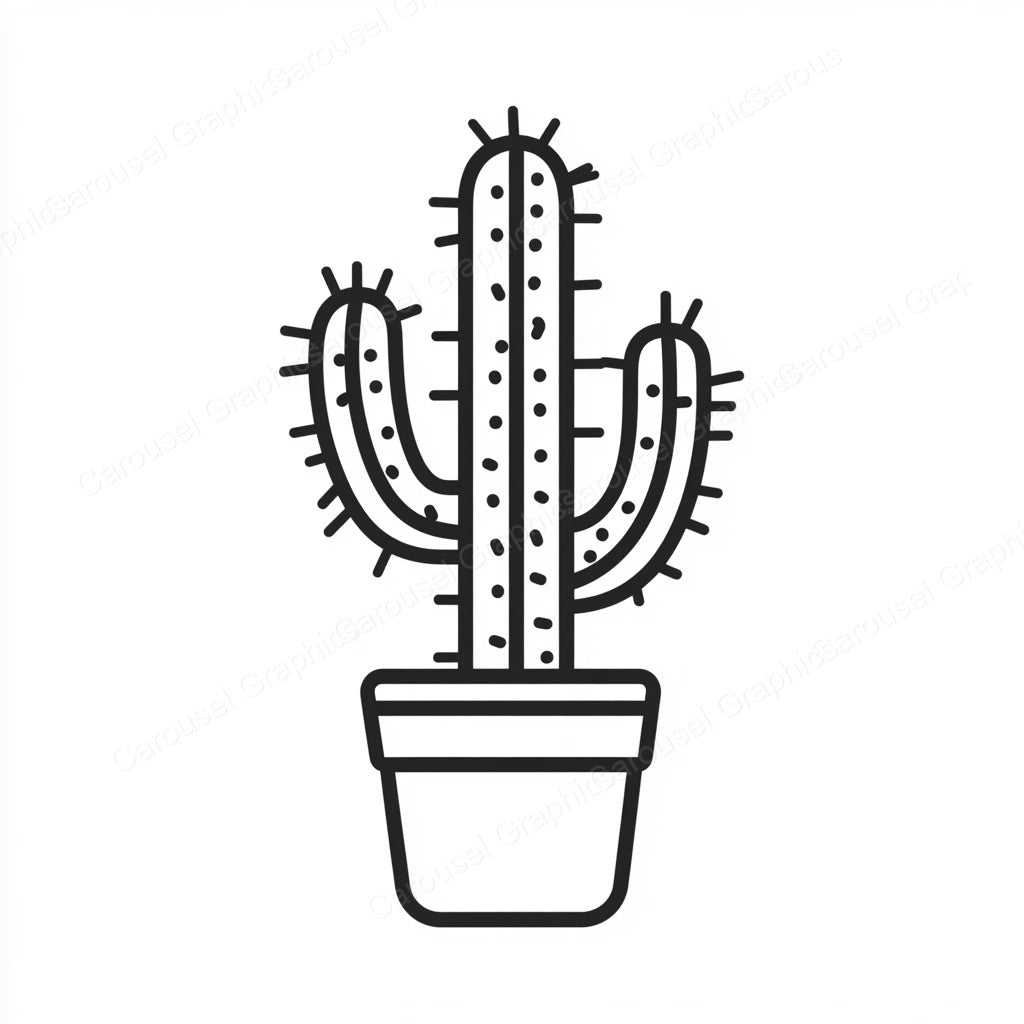 Cactus Vector Graphic preview