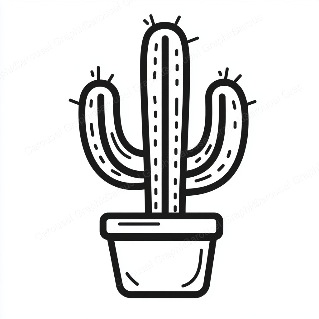 Cactus Vector Graphic preview