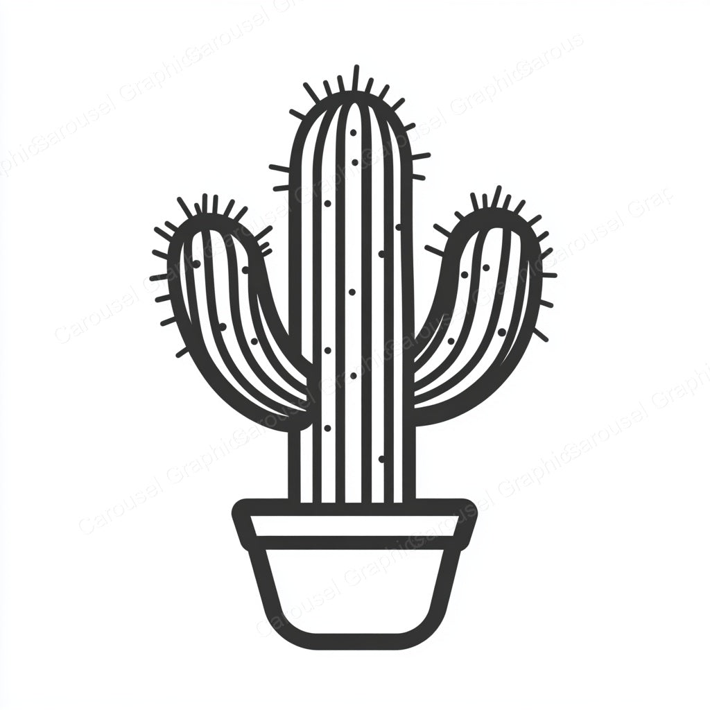 Cactus Vector Graphic preview