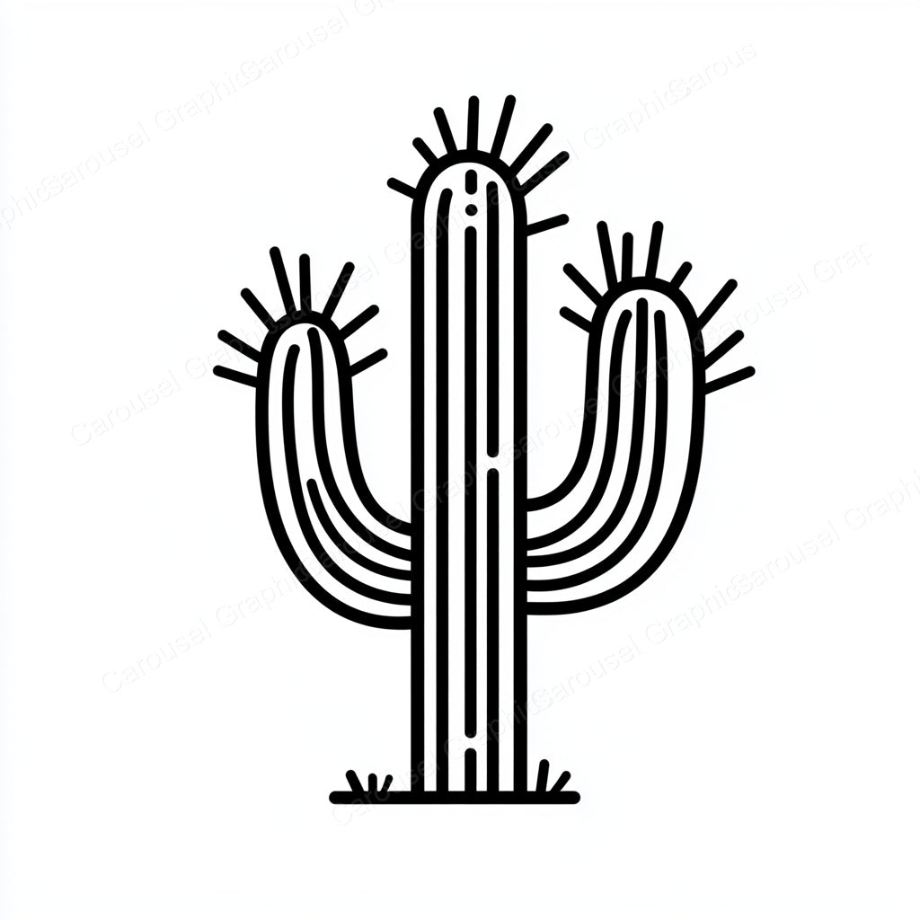 Cactus Vector Graphic preview