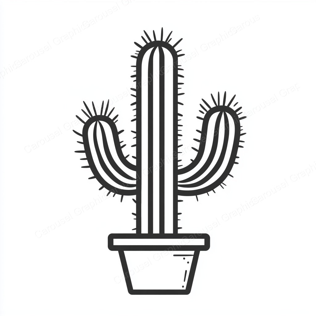 Cactus Vector Graphic preview