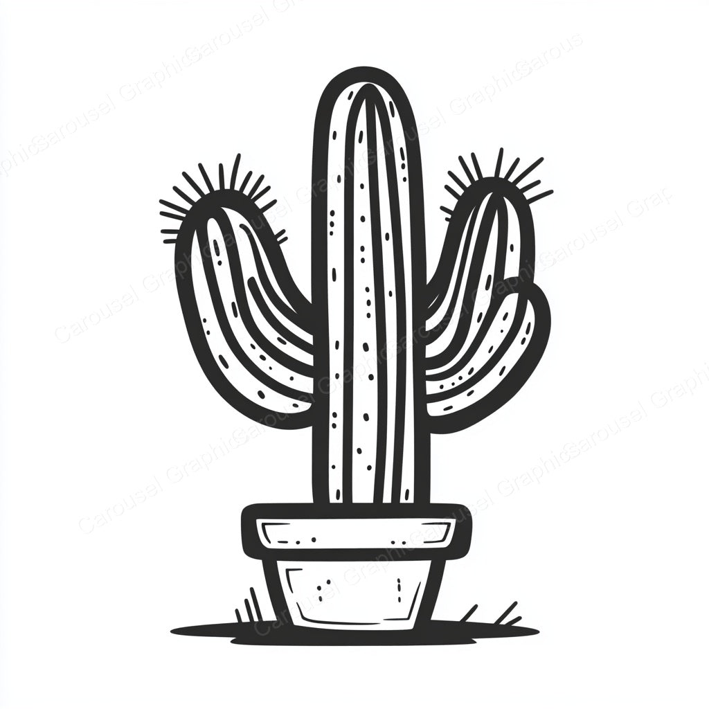 Cactus Vector Graphic preview