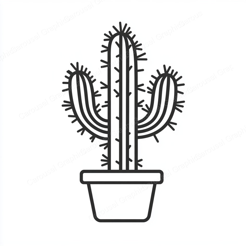 Cactus Vector Graphic preview