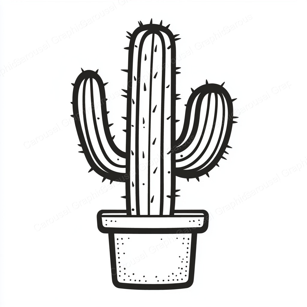 Cactus Vector Graphic preview