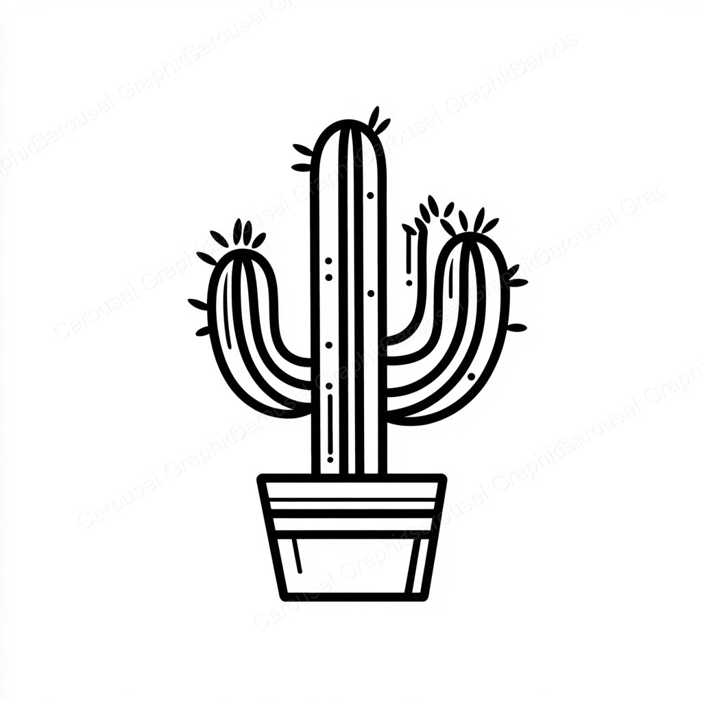 Cactus Vector Graphic preview