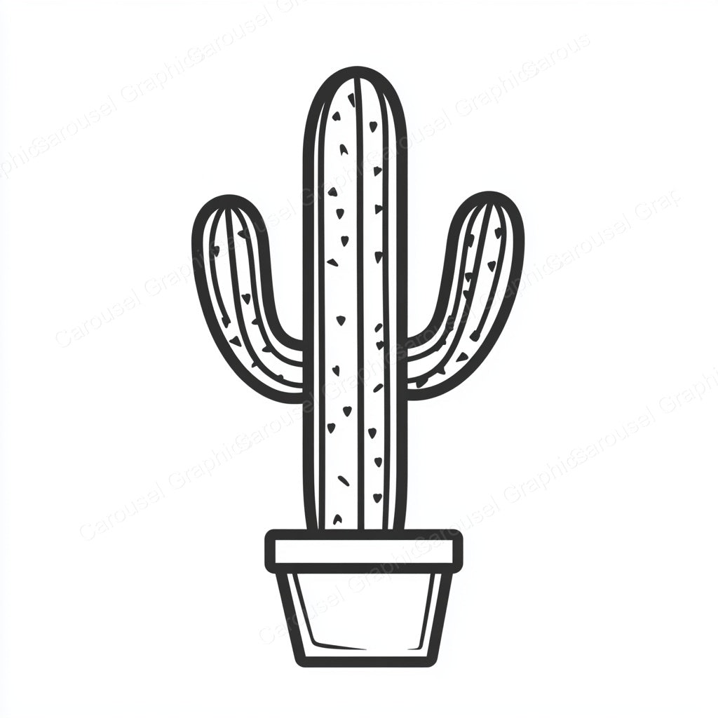 Cactus Vector Graphic preview